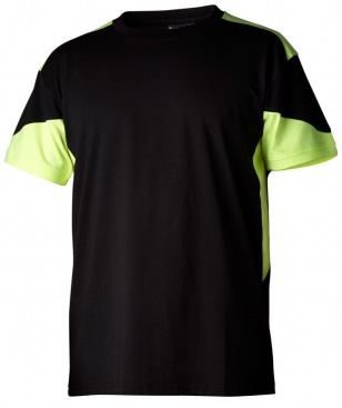 T-shirt 210 svart/gul