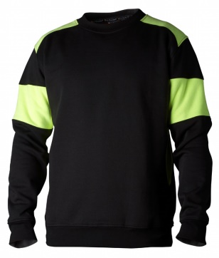 Sweatshirt 221 svart/gul